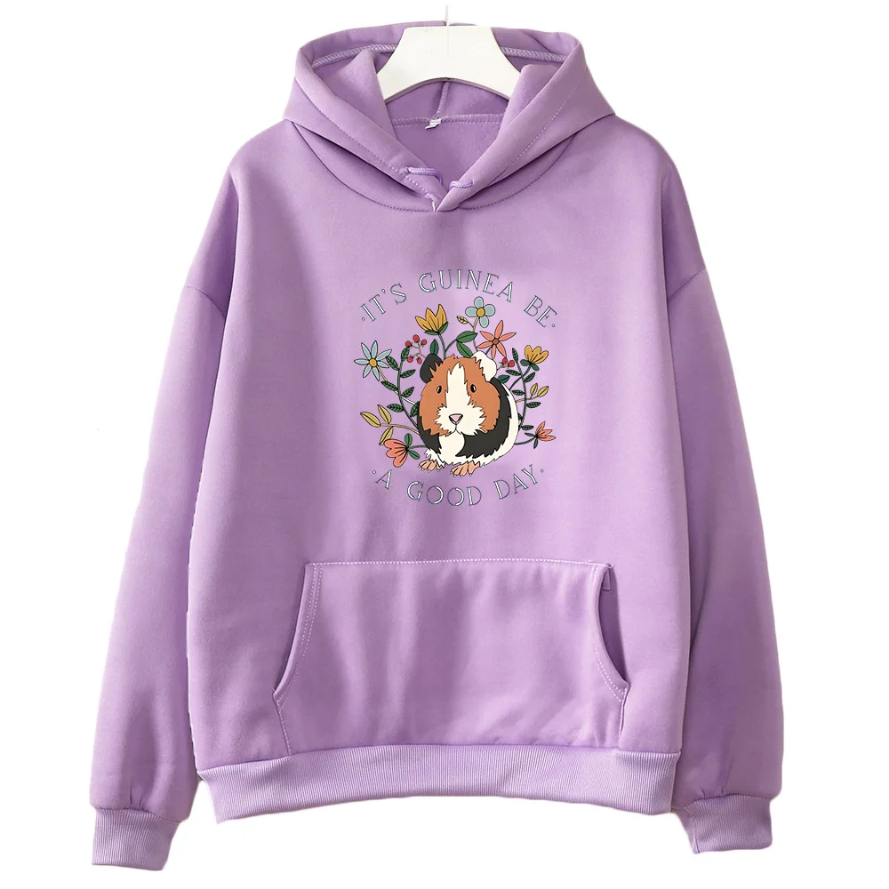 Winter Clothing Drawing - Niedliche Meers chweinchen Grafik Hoodie Frauen/Männer