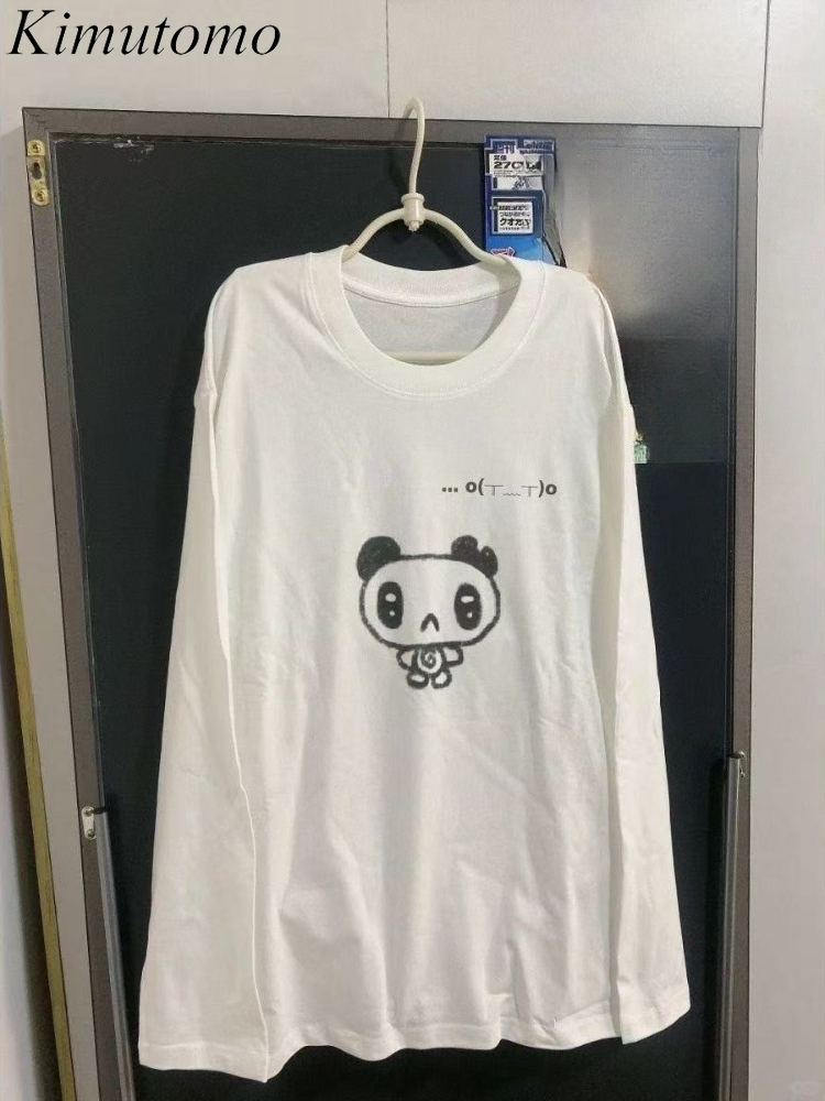 Winter Clothing For Women - Kimutomo T Shirts Frauen Cartoon Gedruckt