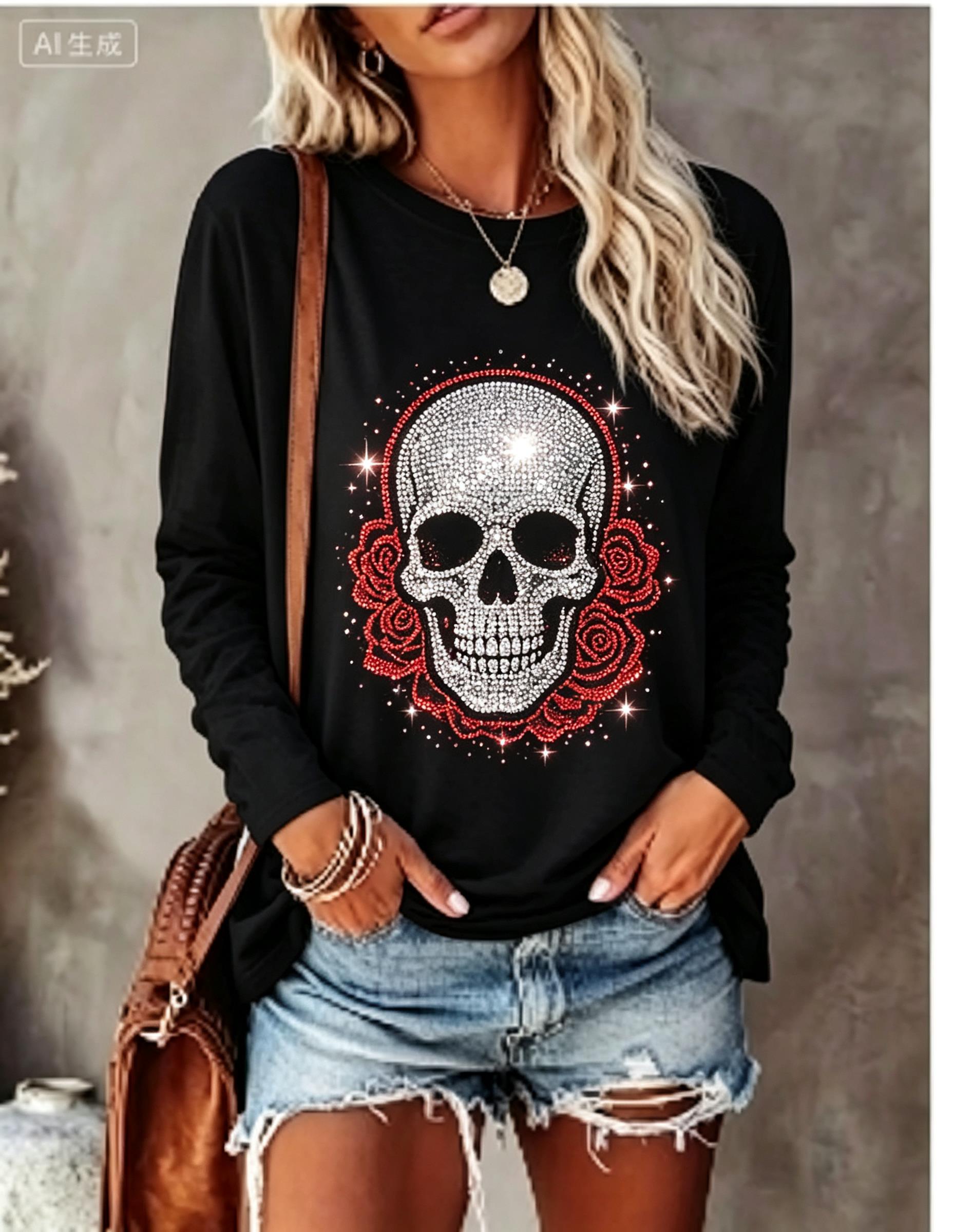 Damen Langarm-T-Shirt mit simu – Winter Clothing For Women Bewertung und Preis