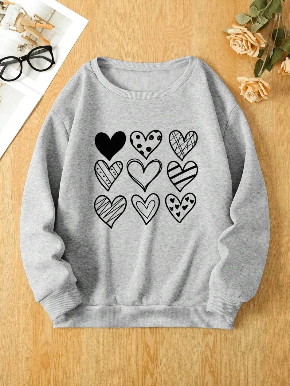Einfache Linien Herz Zeichnung – Winter Clothing Drawing Bewertung und Preis