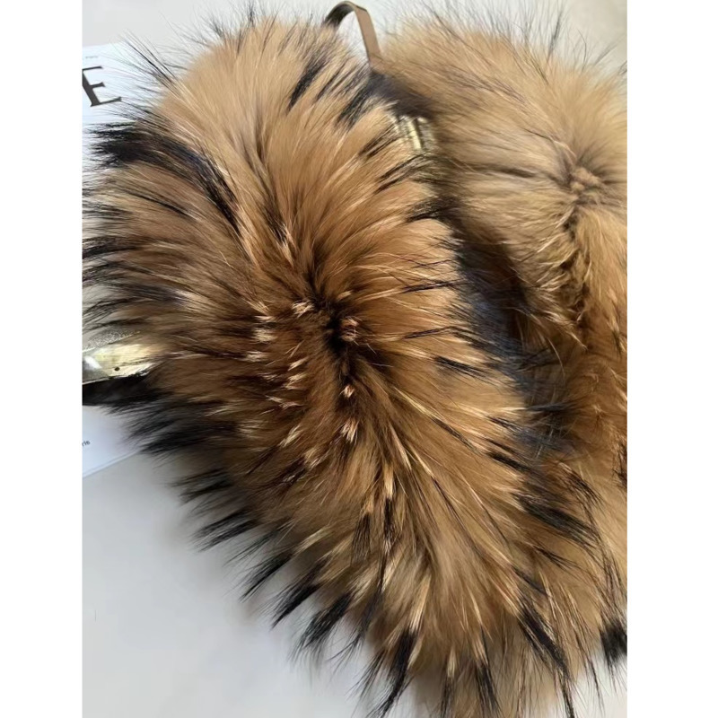 Waschbären Pelz Kragen Weiblic – Winter Clothing Pk Bewertung und Preis